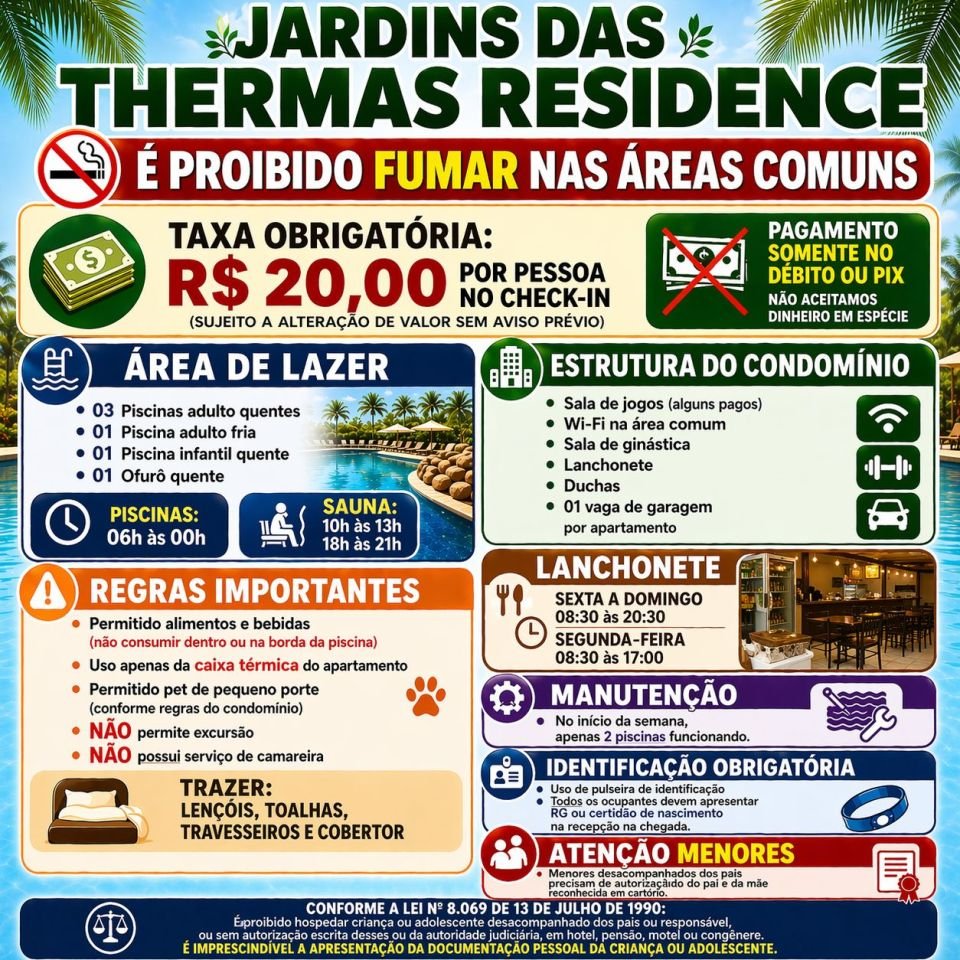 Fotos apartametnos JARDINS DAS THERMAS CALDAS NOVAS